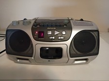 Aiwa CSD-ES227 AM/FM Radio CD Cassette Recorder Stereo Boombox Tested Working
