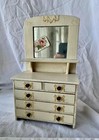 Antique Dollhouse Dresser Wood Dresden Paper Germany c1900 Rare — photo 1