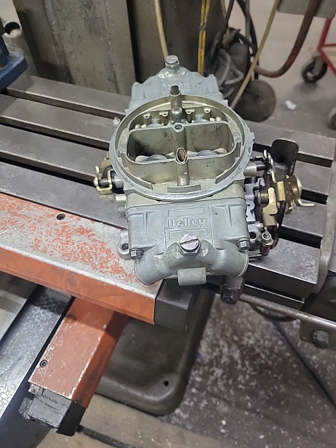 Holley 830 cfm Double Pumper 4 Carburetor 9381 Carb Racing Core Annular