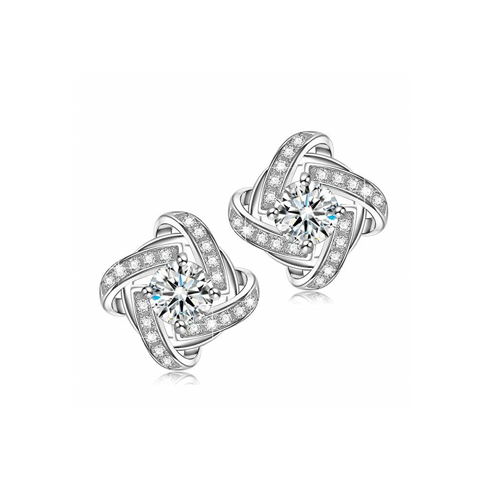 [haesool] 925Silver☆GME44 Earrings 925 Sterling Silver Garnet Drop Earrings @ $280. Shop