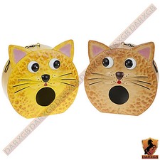 CAT Bird Metal House Shed Home Garden Outdoor Hanging Feeder Decorative Gift