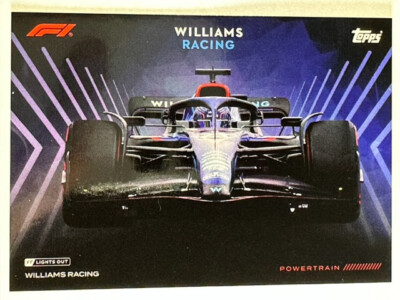 Topps F1 Lights Out 2022 Formel 1 Formula 1 Williams Racing Powertrain