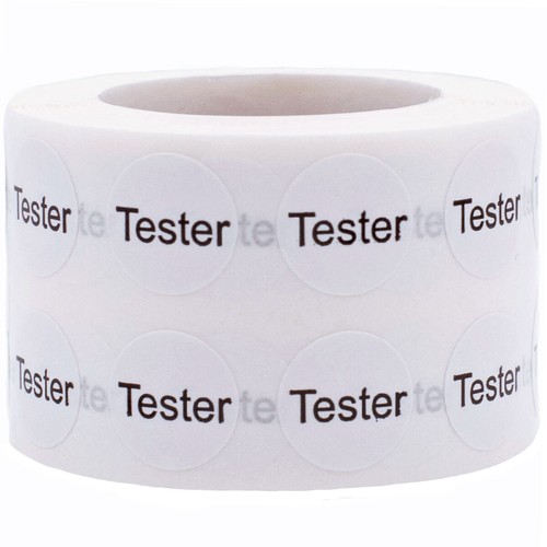 Circle Tester Stickers | 1/2 Inch Round - 1000 Pack | Pick One Color - Picture 12 of 13