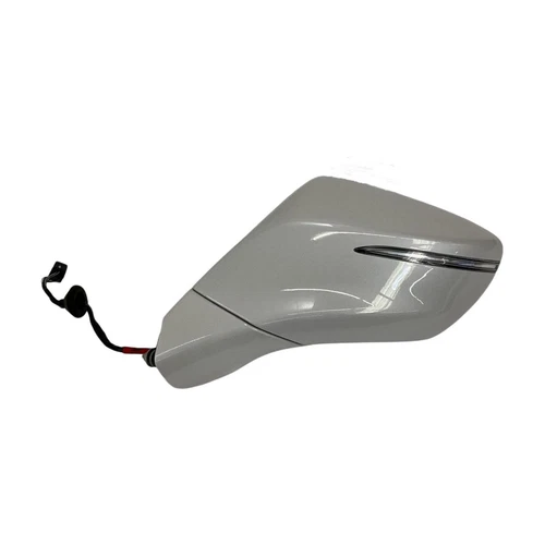 2020-2021 Buick Enclave Left Door Mirror White G1w Manual Fold Blind Spot OEM