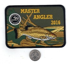 2016 MICHIGAN DNR MASTER ANGLER FISH PATCH - MICHIGAN DEER-BEAR-TURKEY PATCH