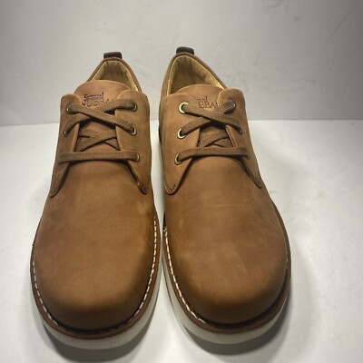 Hubbard‎ Mens Vibram Leather Lace Up Comfort Shoes Gray Sole Size Mens 8.5 Men main image 4