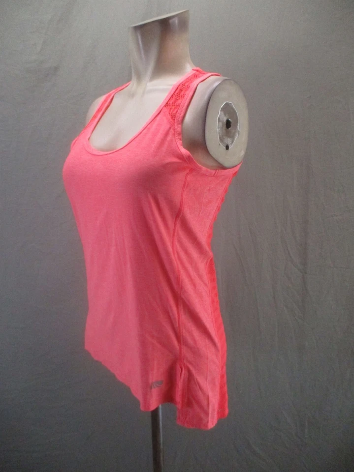 MARIKA Size S Womens Coral Mesh Scoop Neck Athletic Racer Back Slim Tank Top 996 - Image 3 of 4
