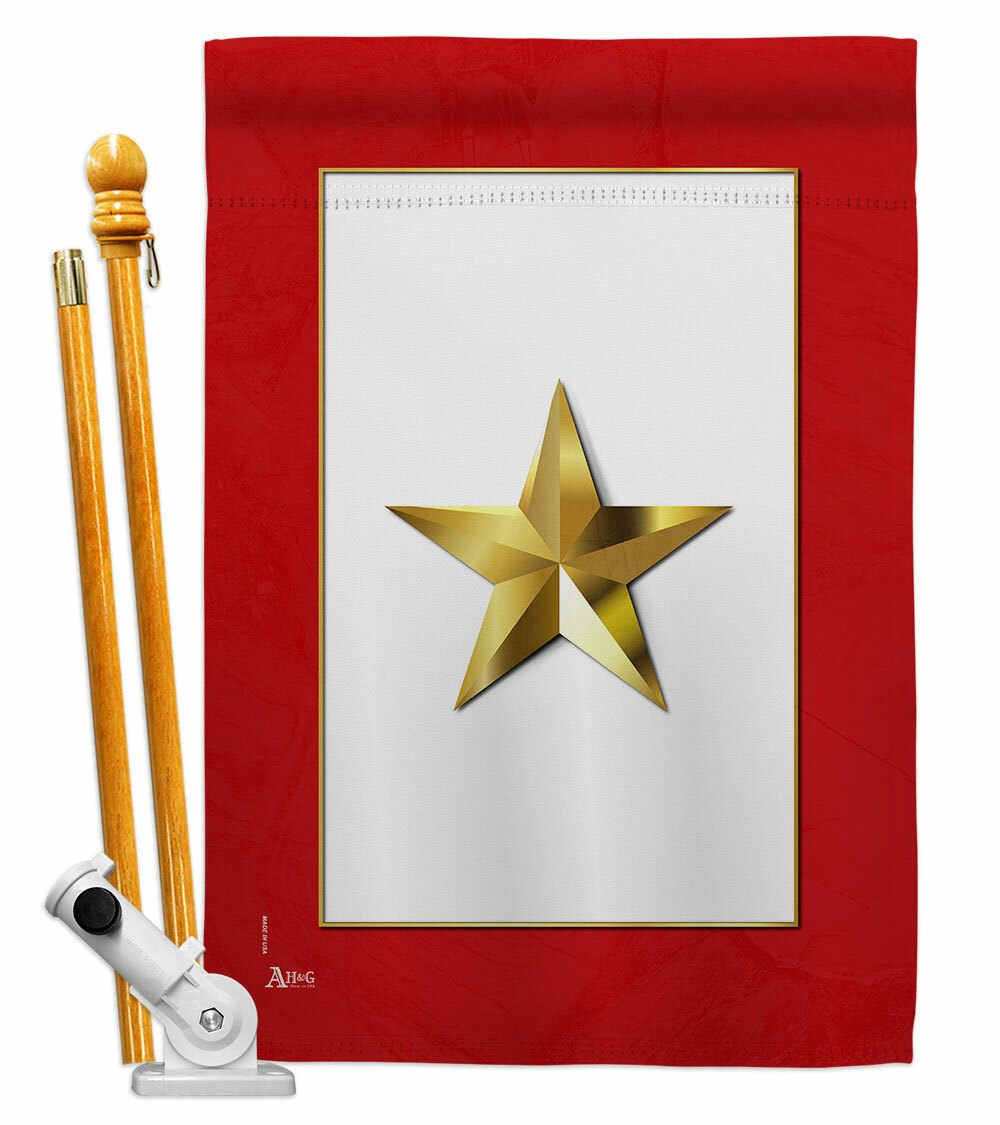 US Army Veteran Garden Flag - 28x40 Inch Americana Decorative Yard Banner