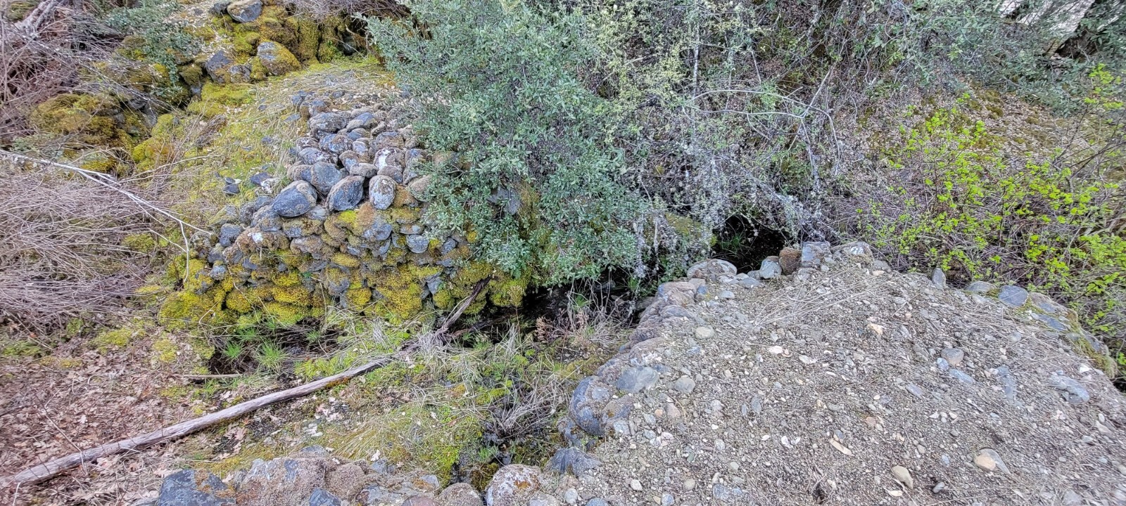 Off the beaten path is a 20 acre Gold claim on Canyon Creek/Trinity County Cali