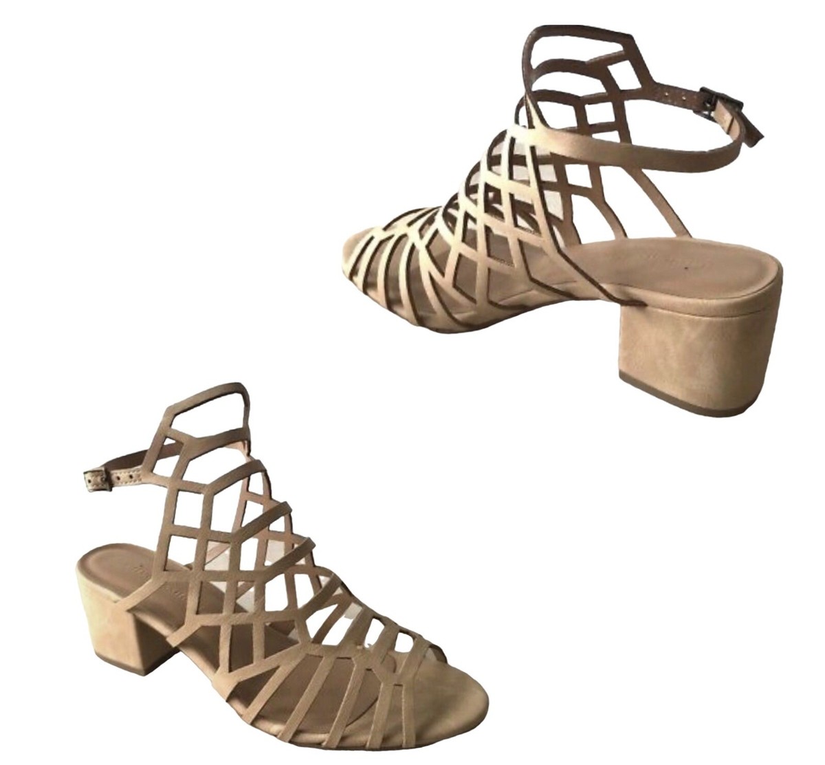 city classified tan suede gladiator wedge sandals