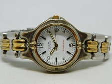 Guess Waterpro G65904L Two Tone Quartz Analog Ladies Watch Sz. 5 3/4"