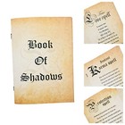 XL Book of Shadows avec sorts magiques. Magicien Grimoire Sorcières sort livre de sorts 