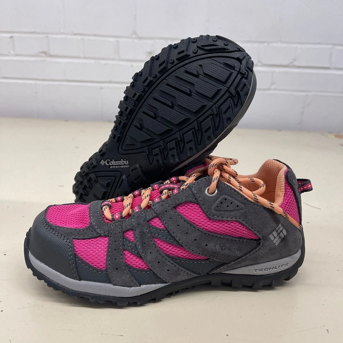 COLUMBIA Redmond Waterproof Running Shoes Kids Size 3 DarkGrey