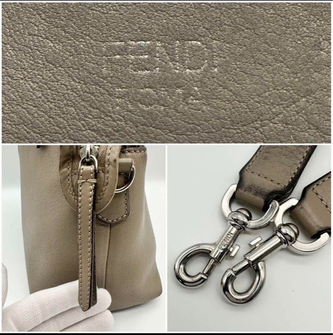 ハンドバッグ FENDI  Handbags Women Leather Beige/Silver FENDI Handbag Shoulder Bag Leather Beige Silver Hardware