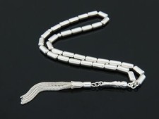 Cylinder 925 sterling silver 33 beads Prayer Bead Misbaha Tesbih Tasbih 501091