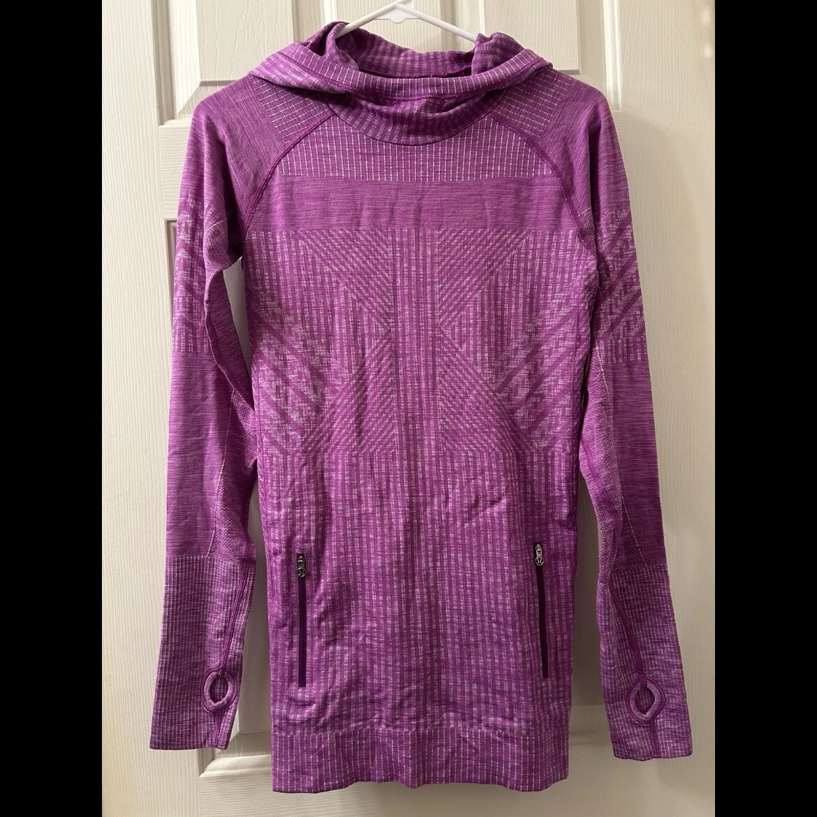 Lululemon Rest Less Hoodie Approximately Size 8 Heathered Tender Violet