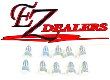 Hydraulic 1/4" JIC STEEL PLUGS -4 AN fittings (10 PCS TOTAL) 2408-04