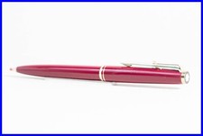 1979 Montblanc Lever Ballpoint Pen # 281 Dark Red & Gold New Refill Blue