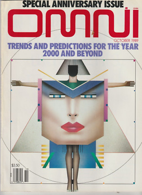 Omni Magazine Oct 1989 ANNIVERSARY ISSUE Year 2000 Predictions Arthur C. Clarke