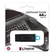 Clé USB 3.2 KINGSTON 256 Go DataTraveler Exodia ( Dispo aussi : 32, 64, 128 Gb )