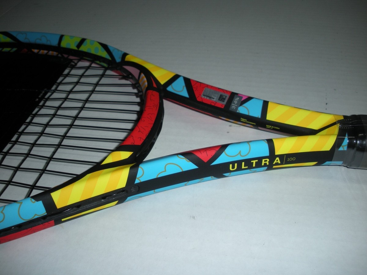 WILSON ULTRA 100 v3.0 ROMERO BRITTO TENNIS RACQUET 4 3/8