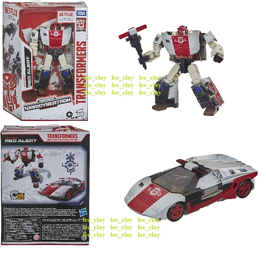 Transformers NETFLIX War for Cybertron Deluxe Class Red