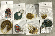 8 Pairs Various Drop Dangle Earrings for Women - NEW