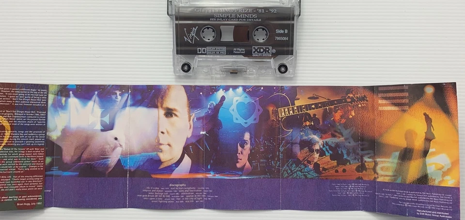 Simple Minds – Glittering Prize 81/92, AUS Cassette - Image 3 of 4