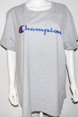 Champion Women's Plus Size Logo Graphic Short Sleeve V-Neck T