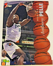 1995 Classic 5 Sport Silver Signature Die-Cut Anthony Pelle #37 Rookie RC