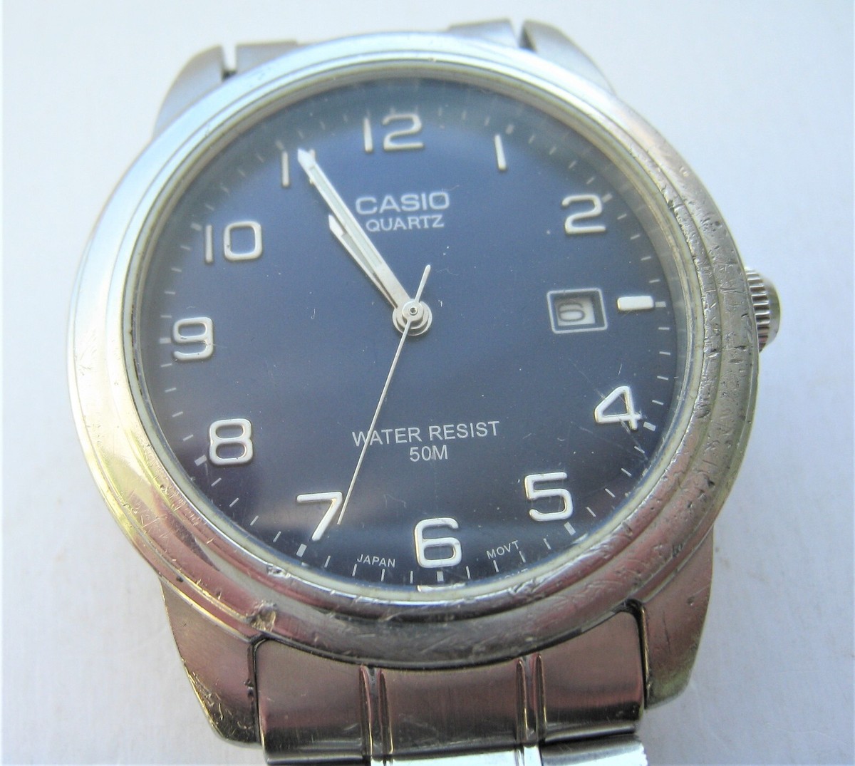 casio quartz watch mens MTP-1266 module 2719 Japan 50m WR 36mm | eBay