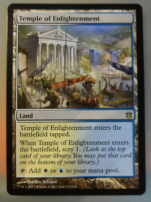 Temple of Enlightenment, Tempel der Erleuchtung, Born of the Gods, MTG, Magic, 4