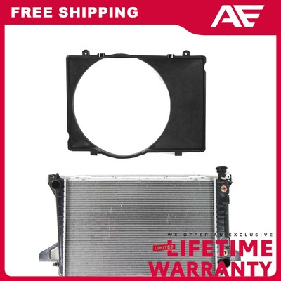 Fan Shroud + Radiator Kit For 1992-1996 Ford F-150 Bronco F-250 F-350 DPI# 1452