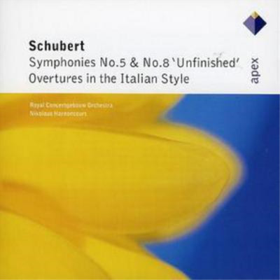 Franz Schubert Symphonies Nos. 5 and 8 (Royal Concert Orch, Harnoncourt) (CD)
