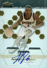 Junior Harrington autographed Basketball Card 2003 Topps Finest Rookie #108
