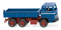Wiking 042407 Flachpritschenkipper (Mb) - Azurblau 1:87 Neu OVP--