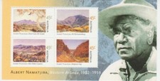 AUSTRALIA 2002 BIRTH CENTENARY OF ALBERT NAMATJIRA (ARTIST) SHEET MNH