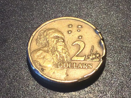 1988HH $2 Error Coin-Major Mint Errors On Outer Rims On Reverse Side-Very Rare. - Picture 11 of 14