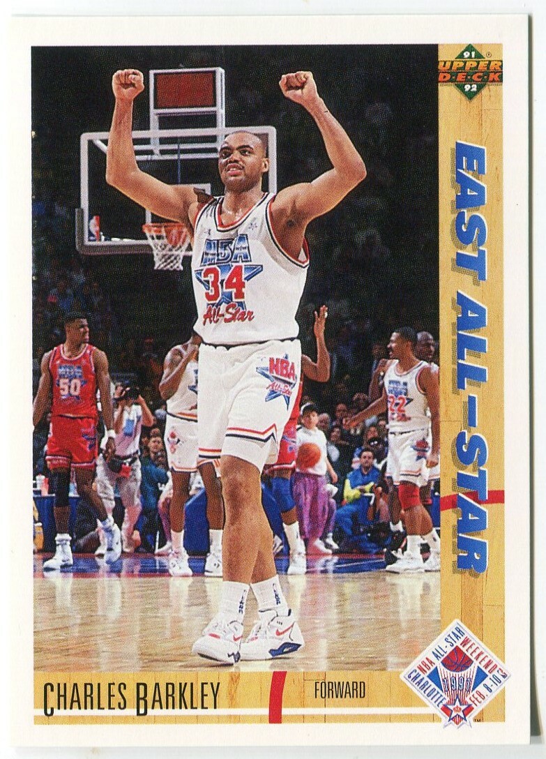 1991-92 Upper Deck #70 Charles Barkley Philadelphia 76ers 1991-92 Upper Deck #70 Charles Barkley Philadelphia 76ers