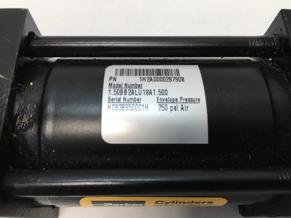 Cilindro hidráulico Parker 1H2A0000287908 250 psi 1,50 B B 2ALU18A1,500 1H-2A EE. UU. Foto 4 de 4