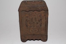  Cast Iron Safe Bank Parts, Face on Side
