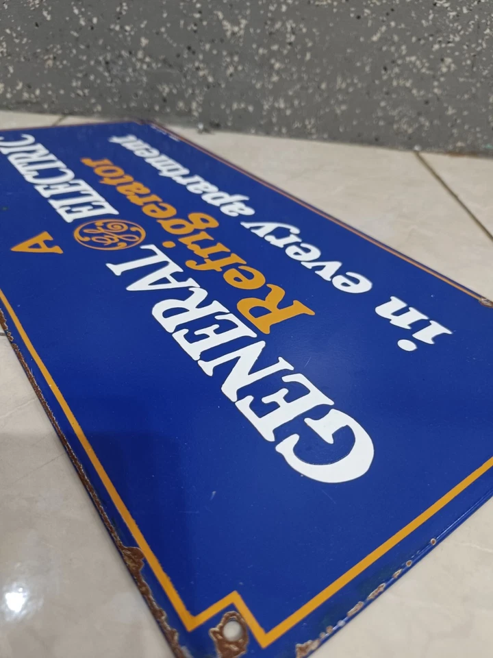 Extremely Rare Antique Not porcelain Vintage model GE electric Painted steel - Image 4 of 4