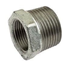 Malleable Iron Reducing Bush Fittings with Male BSPT & Female BSPP Threads