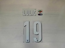 6979 LAZIO 19 LULIC SET NOME NUMERO MAGLIA HOME 14-15 TOPPA SERIE A TIM PATCH