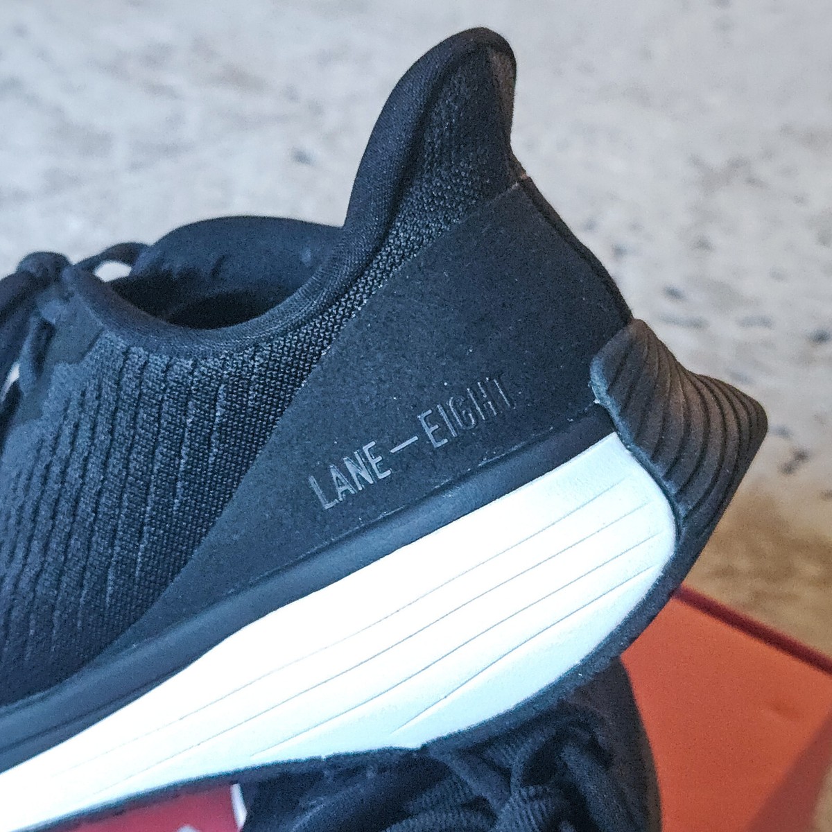 Lane-Eight The Relay Trainer Shadow Size 10.5 US NWB Lane Eight The Relay Trainer Shadow Black With White  main image 4