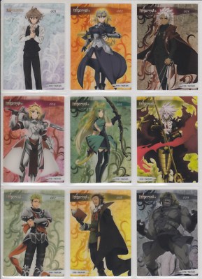 Fate Apocrypha Clear Card Collection Gum Complete Set 55+1 Cards