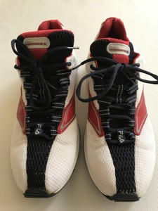 fila flow ii black sneakers