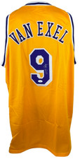 Nick Van Exel autographed signed jersey NBA Los Angeles Lakers JSA COA
