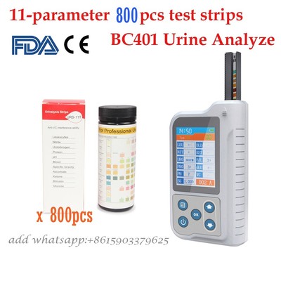 CONTEC  2.4' LCD BC401 Portable Urine Analyzer 800pcs Test Strips USB