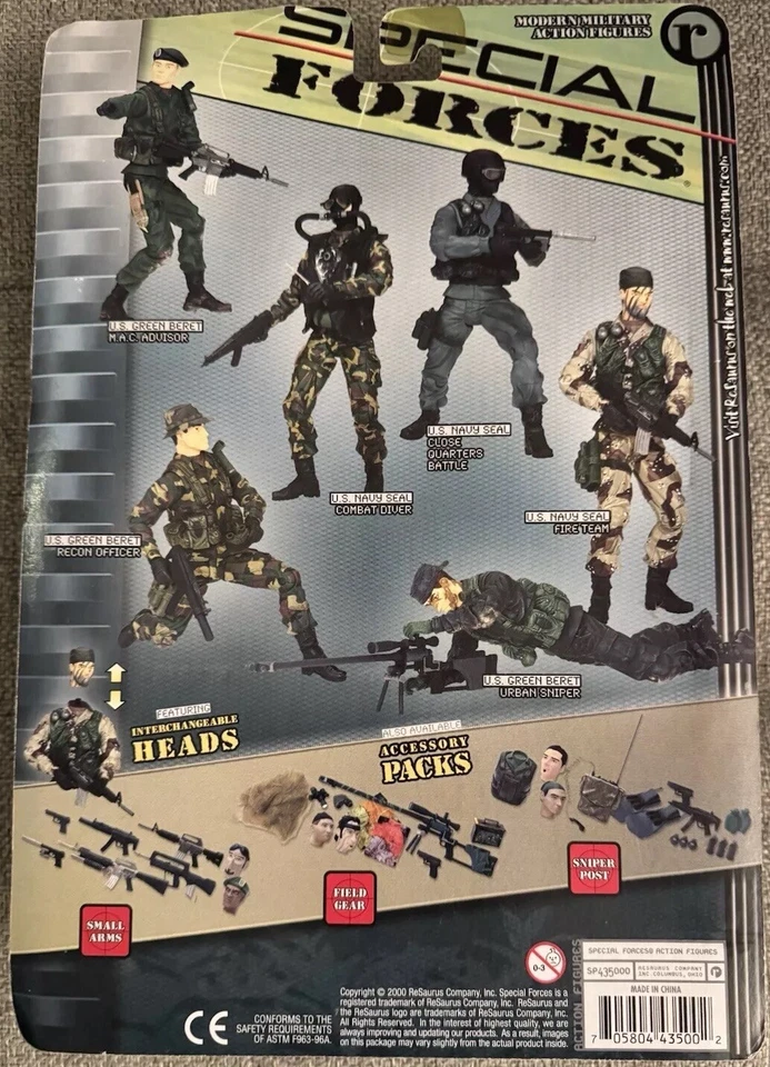 Boina Verde Francotirador Urbano RESAURUS PLAN B Fuerzas Especiales Ejército de Estados Unidos ¡Nuevo en Paquete! Foto 2 de 2